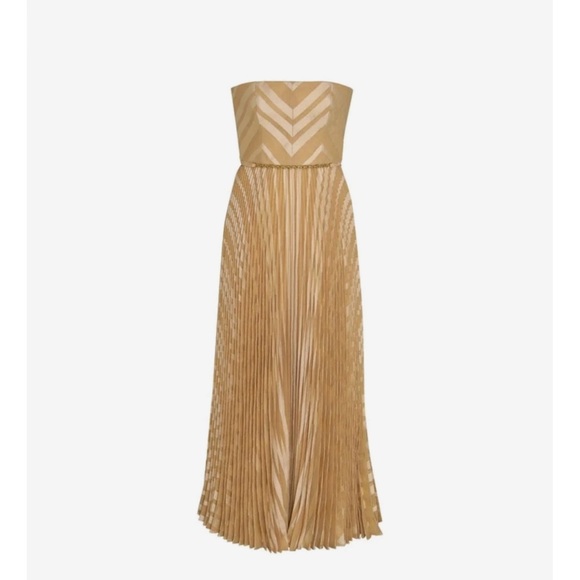 Zimmermann Dresses & Skirts - Zimmerman pleated and strapless dress with tag on.  Color: champagne